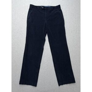 Lauren Ralph Lauren Pants Womens 34 Blue Corduroy Straight Leg Chino Casual